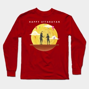 Happy Uttarayan Long Sleeve T-Shirt